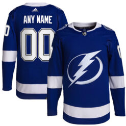 Custom Tampa Bay Lightning Royal Home Primegreen Jersey - All Stitched