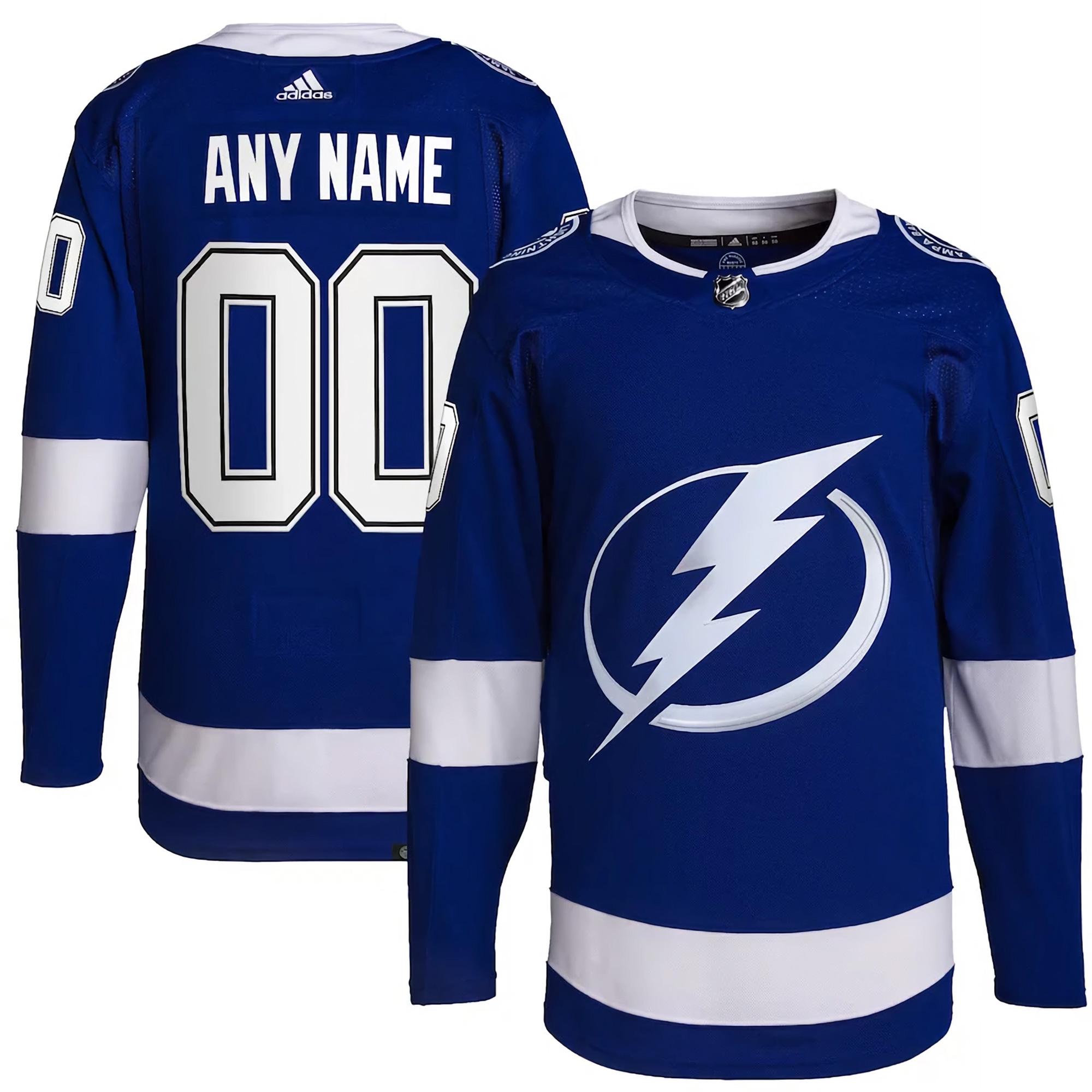 Custom Tampa Bay Lightning Royal Home Primegreen Jersey - All Stitched