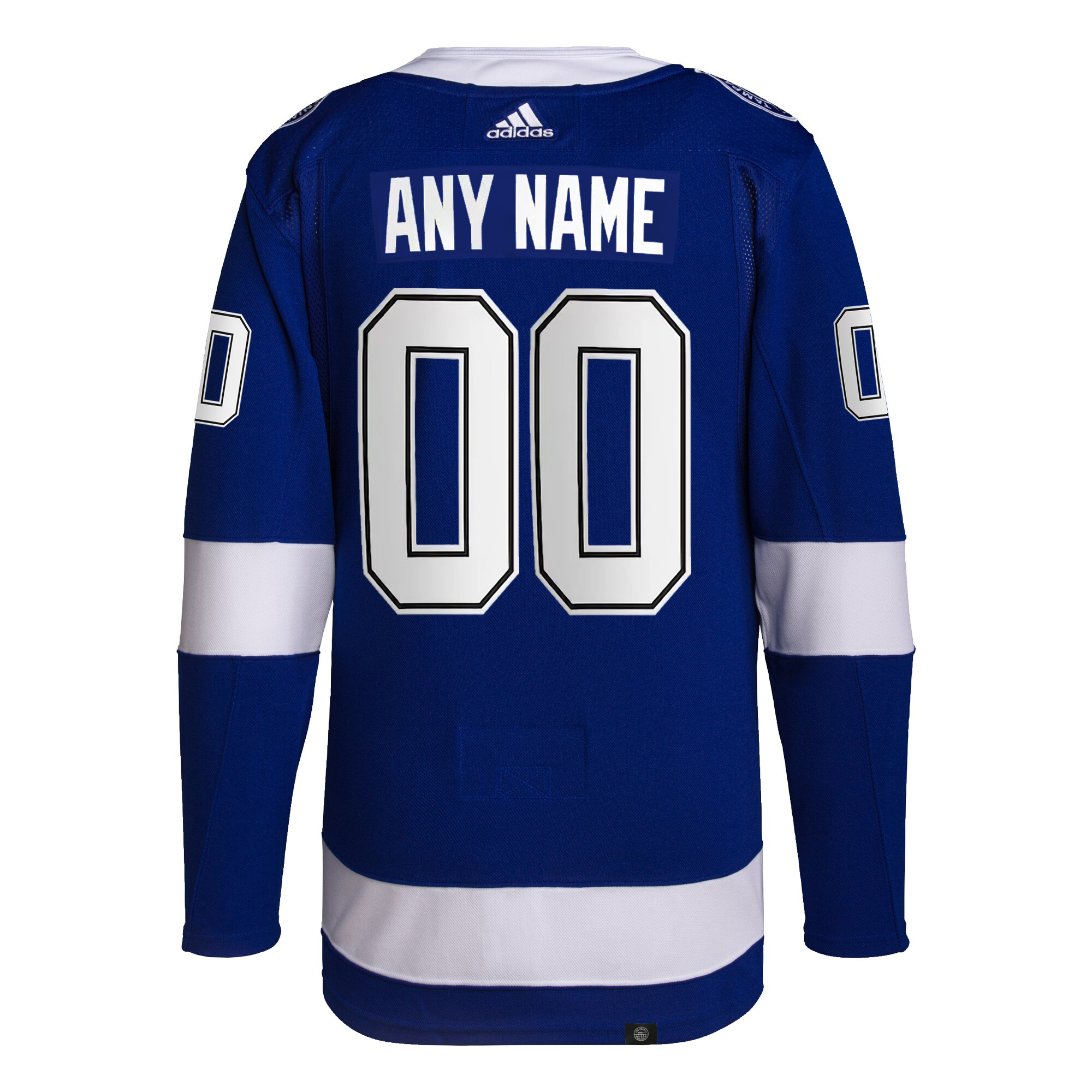 Custom Tampa Bay Lightning Royal Home Primegreen Jersey - All Stitched - Image 3