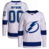 Custom Tampa Bay Lightning White Away Primegreen Jersey - All Stitched