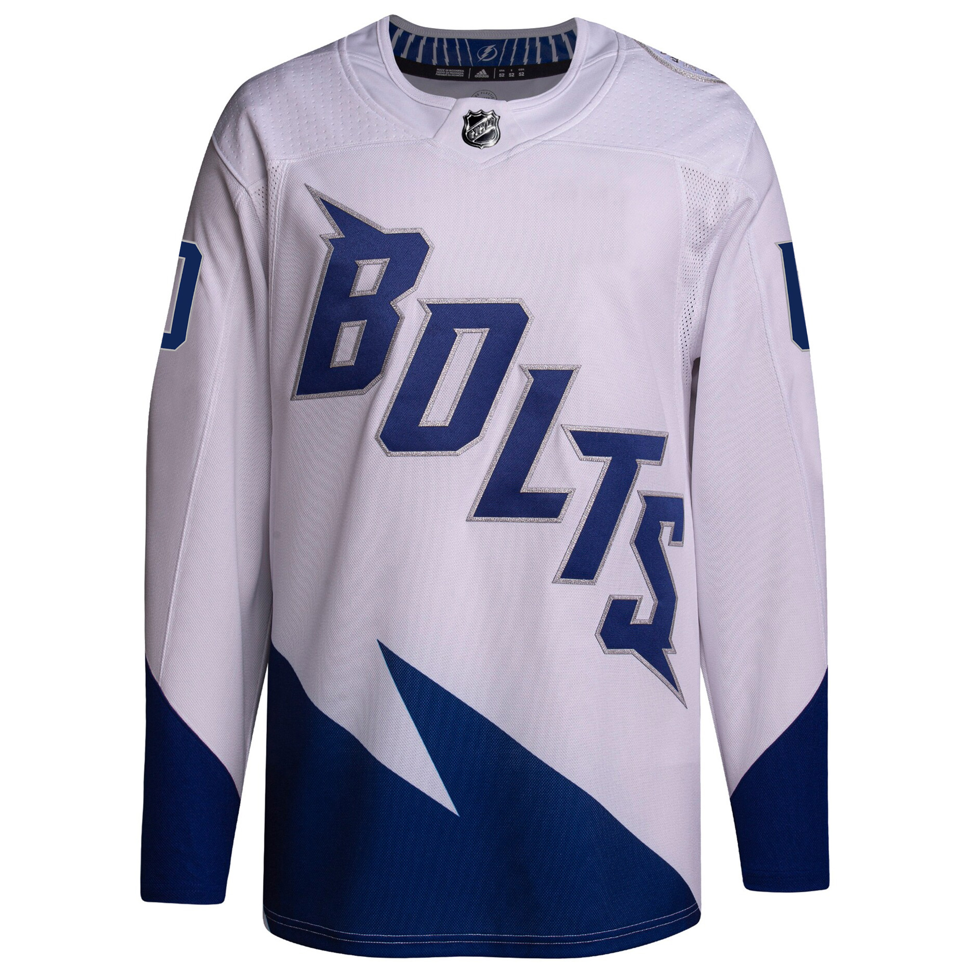 Custom Tampa Bay Lightning White 2022 Stadium Series Primegreen Jersey - All Stitched - Image 2