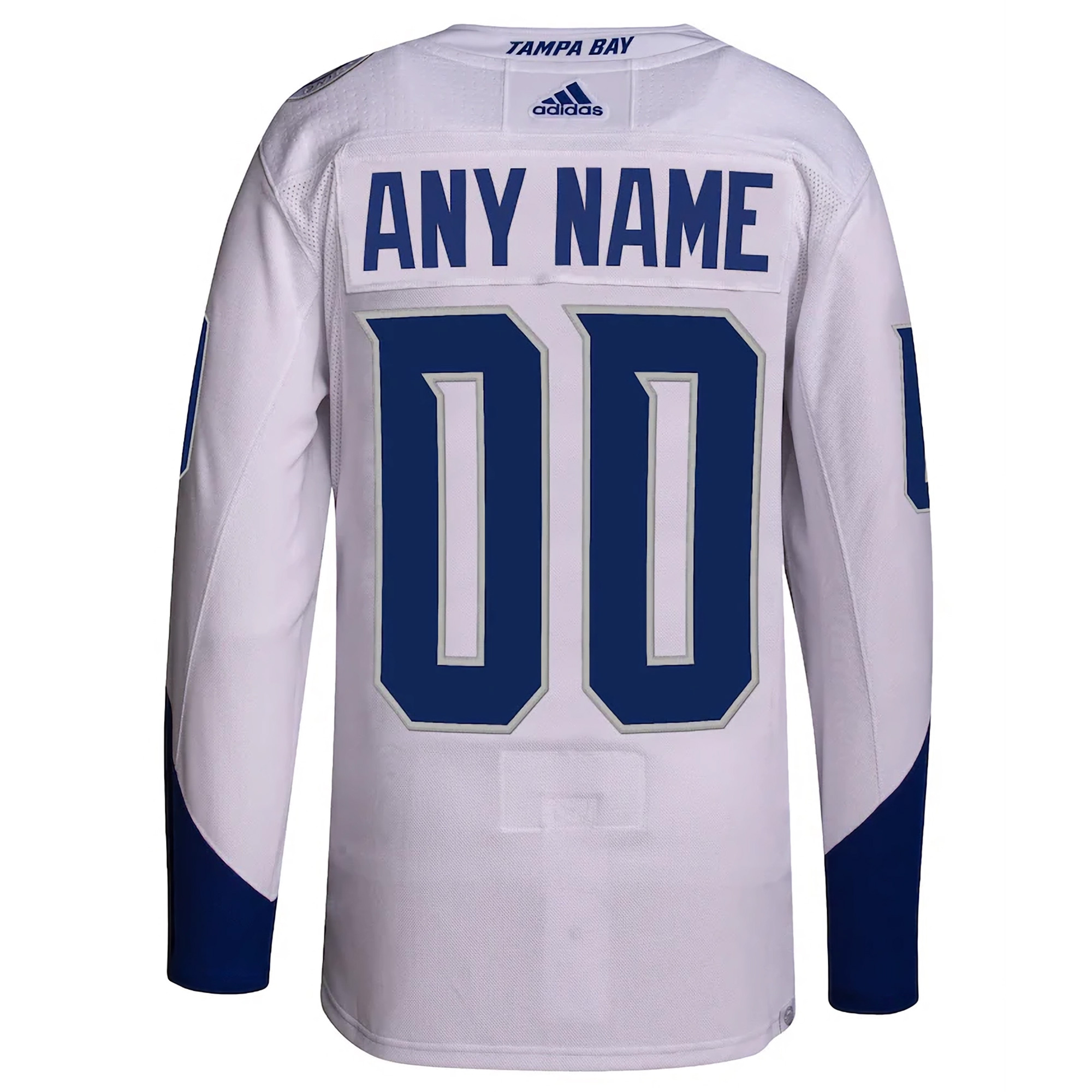Custom Tampa Bay Lightning White 2022 Stadium Series Primegreen Jersey - All Stitched - Image 3