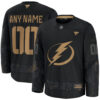 Custom Tampa Bay Lightning Black 2024 Military Appreciation Jersey - All Stitched