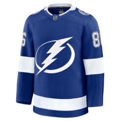 Alternative view of Nikita Kucherov Tampa Bay Lightning Royal Home Premium Jersey - All Stitched
