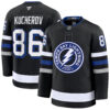 Nikita Kucherov Tampa Bay Lightning Black Alternate Premium Jersey - All Stitched