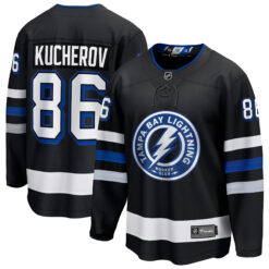 Nikita Kucherov Tampa Bay Lightning Black Alternate Jersey - All Stitched