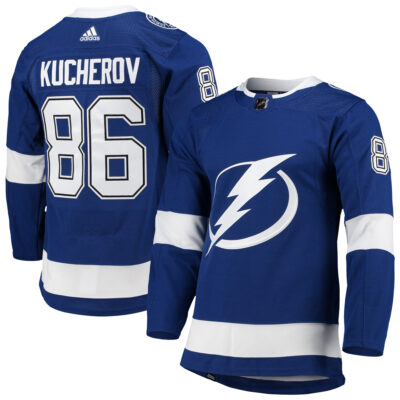 Nikita Kucherov Tampa Bay Lightning Royal Home Primegreen Jersey - All Stitched