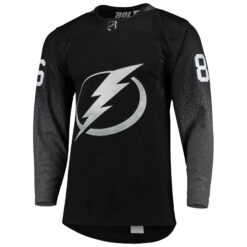 Alternative view of Nikita Kucherov Tampa Bay Lightning Black Alternate Primegreen Jersey - All Stitched