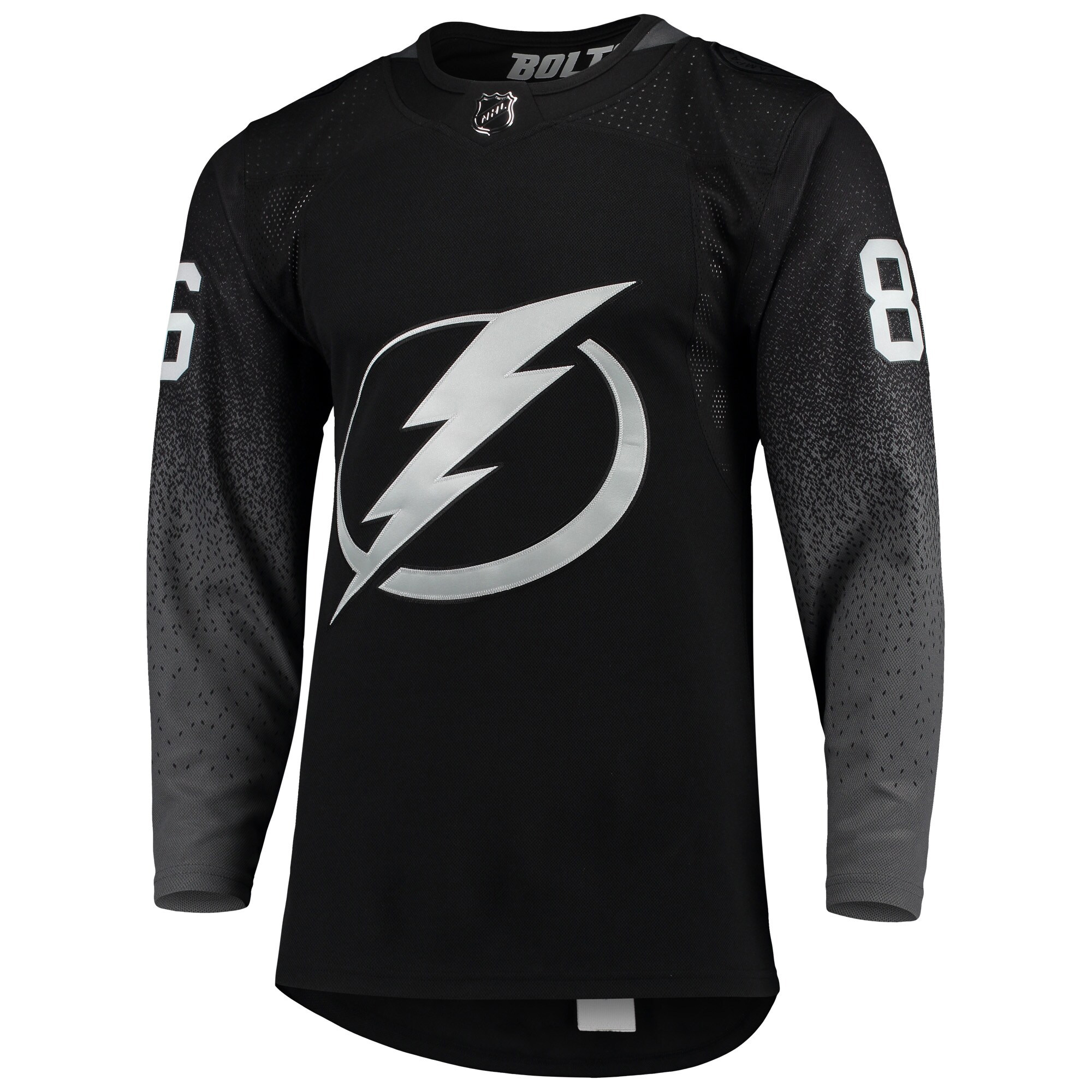 Nikita Kucherov Tampa Bay Lightning Black Alternate Primegreen Jersey - All Stitched - Image 2