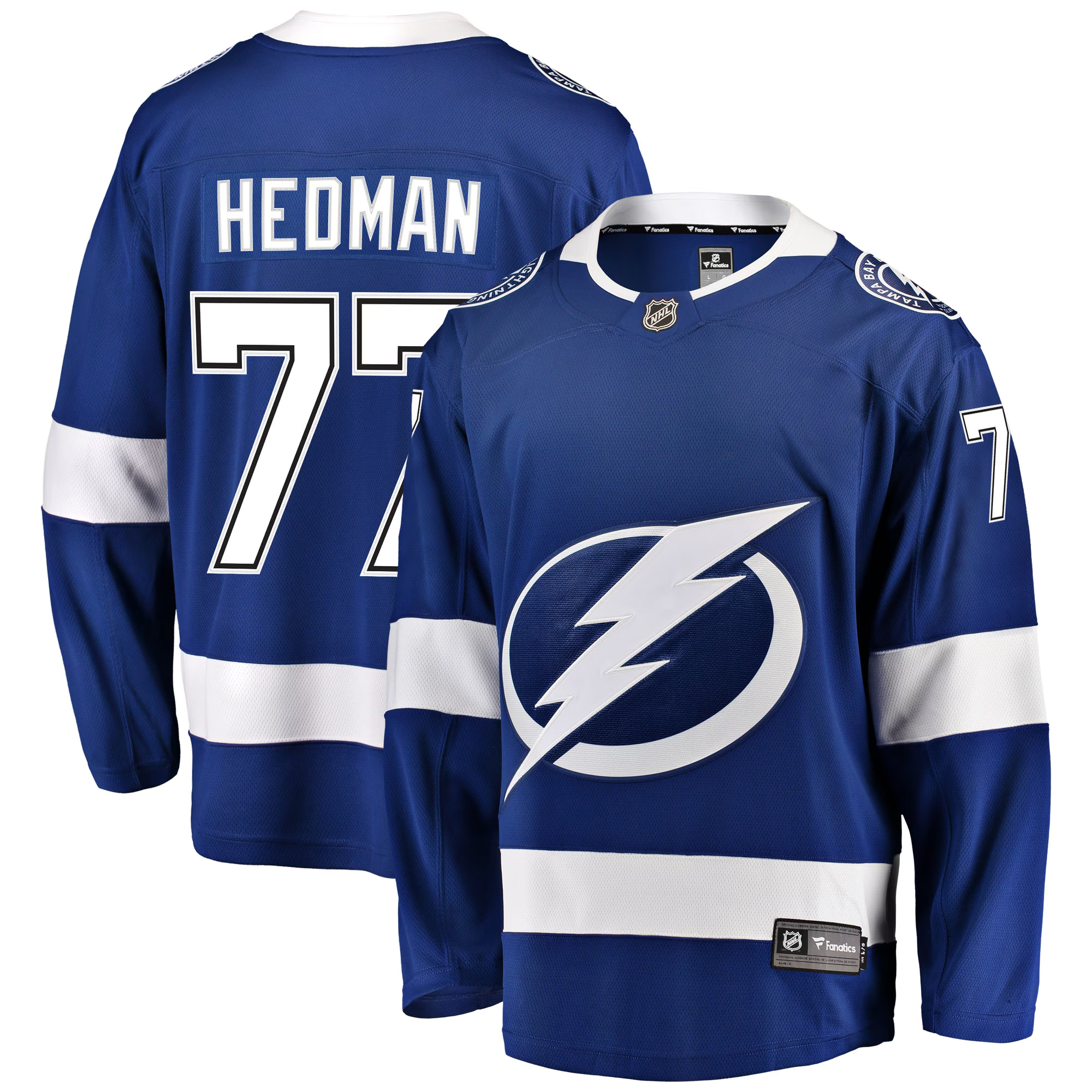 Victor Hedman Tampa Bay Lightning Royal Home Jersey - All Stitched
