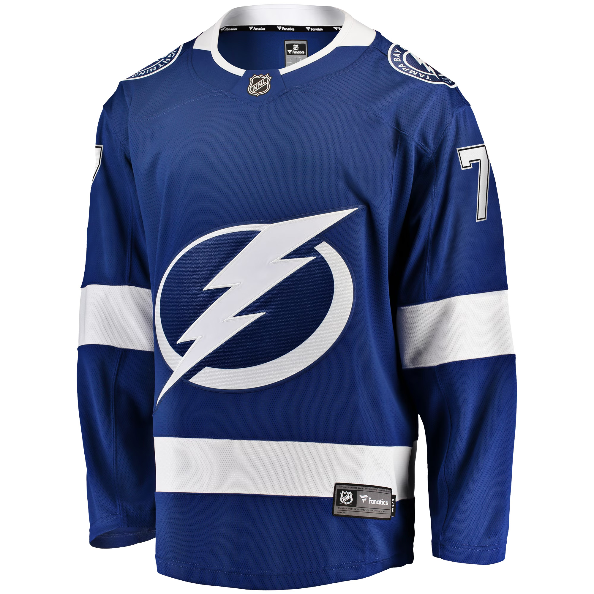 Victor Hedman Tampa Bay Lightning Royal Home Jersey - All Stitched - Image 2