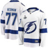 Victor Hedman Tampa Bay Lightning White Away Jersey - All Stitched