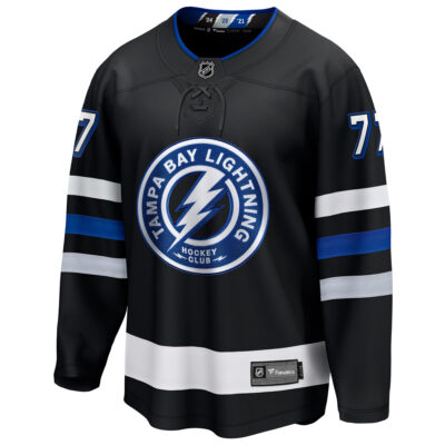 Alternative view of Victor Hedman Tampa Bay Lightning Black Alternate Jersey - All Stitched
