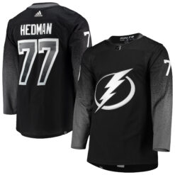 Victor Hedman Tampa Bay Lightning Black Alternate Primegreen Jersey - All Stitched