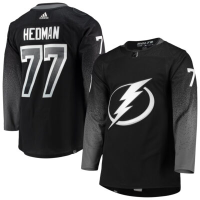 Victor Hedman Tampa Bay Lightning Black Alternate Primegreen Jersey - All Stitched