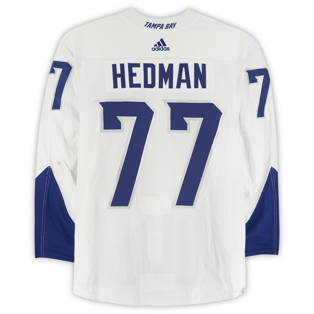 Victor Hedman Tampa Bay Lightning White 2022 Stadium Series Jersey - All Stitched - Image 3