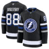 Andrei Vasilevski Tampa Bay Lightning Black Alternate Premium Jersey - All Stitched