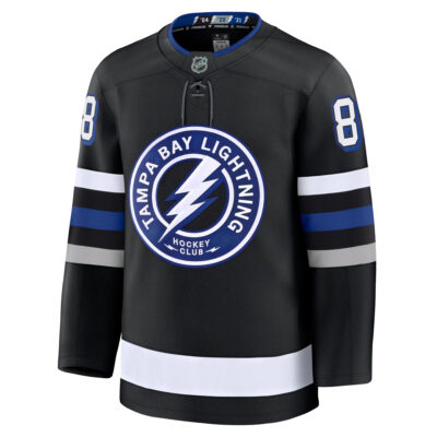 Alternative view of Andrei Vasilevski Tampa Bay Lightning Black Alternate Premium Jersey - All Stitched