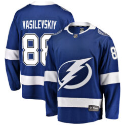 Andrei Vasilevski Tampa Bay Lightning Royal Home Jersey - All Stitched