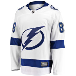 Alternative view of Andrei Vasilevski Tampa Bay Lightning White Away Jersey - All Stitched