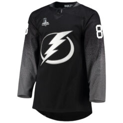 Alternative view of Andrei Vasilevski Tampa Bay Lightning Black Alternate Primegreen Jersey - All Stitched