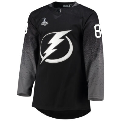 Alternative view of Andrei Vasilevski Tampa Bay Lightning Black Alternate Primegreen Jersey - All Stitched
