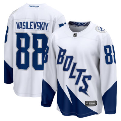 Andrei Vasilevski Tampa Bay Lightning White 2022 Stadium Series Jersey - All Stitched