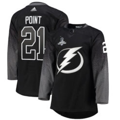 Brayden Point Tampa Bay Lightning Black Alternate Primegreen Jersey - All Stitched
