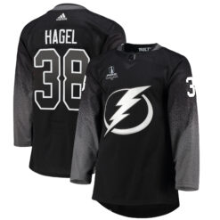 Brandon Hagel Tampa Bay Lightning Black Alternate Primegreen Jersey - All Stitched