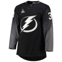 Alternative view of Brandon Hagel Tampa Bay Lightning Black Alternate Primegreen Jersey - All Stitched