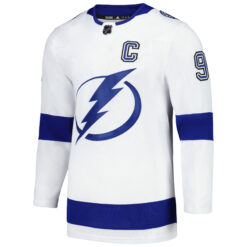 Alternative view of Steven Stamkos Tampa Bay Lightning White Away Primegreen Jersey - All Stitched