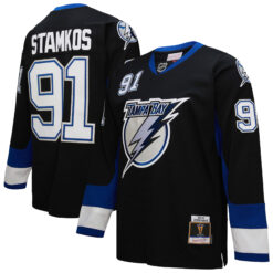 Steven Stamkos Tampa Bay Lightning Black 2008/09 Power Play Jersey - All Stitched