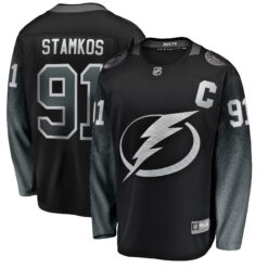 Steven Stamkos Tampa Bay Lightning Black Alternate Jersey - All Stitched