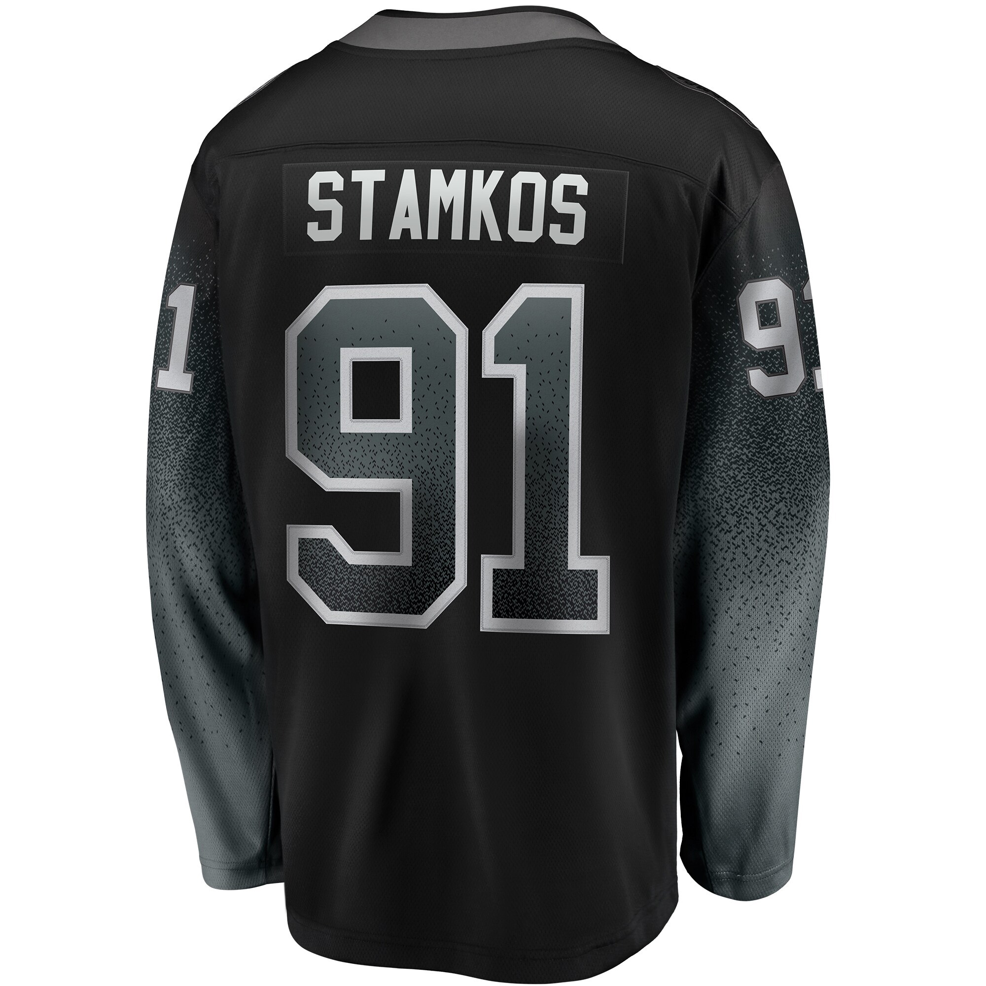 Steven Stamkos Tampa Bay Lightning Black Alternate Jersey - All Stitched - Image 3