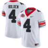 KJ Bolden Georgia Bulldogs Football White 40th NC Anniversary Jersey - All Stitched