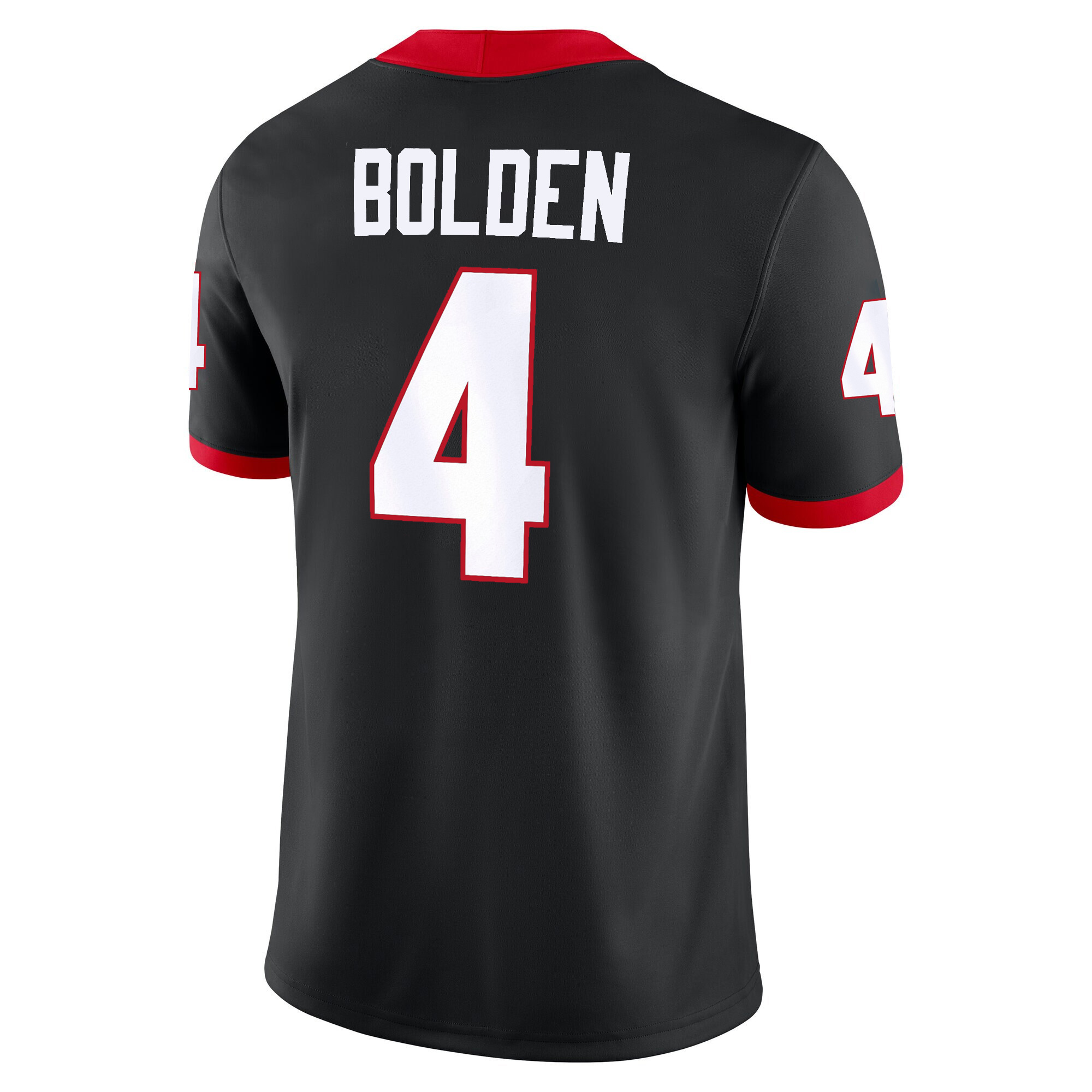 KJ Bolden Georgia Bulldogs Football Black Alternate Game Jersey w/ SEC Patch - All Stitched - Image 3