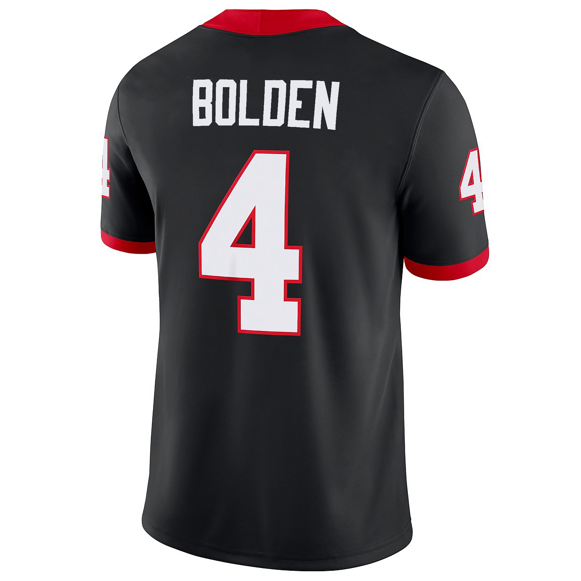 KJ Bolden Georgia Bulldogs Football Black Alternate Jersey w/ SEC Patch - All Stitched - Image 3