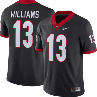 Mykel Williams Georgia Bulldogs Football Black Alternate Game Jersey - All Stitched