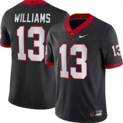 Mykel Williams Georgia Bulldogs Football Black Alternate Jersey - All Stitched