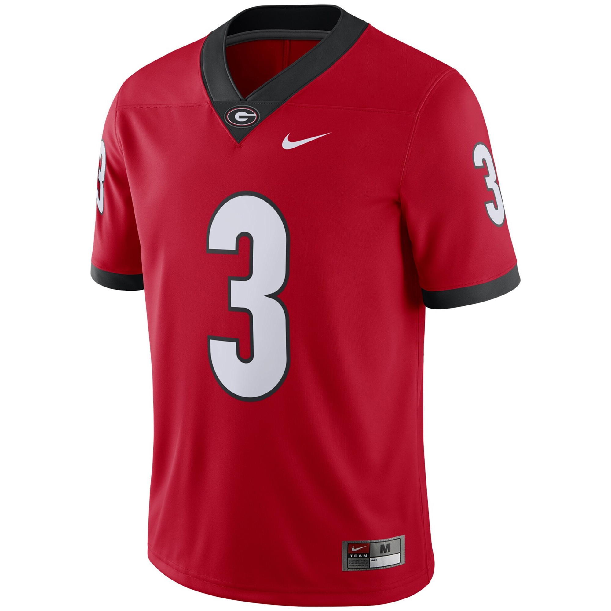 Nate Frazier Georgia Bulldogs Football Red Home Game Jersey - All Stitched - Image 2