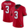 Nate Frazier Georgia Bulldogs Football Red Home Jersey - All Stitched