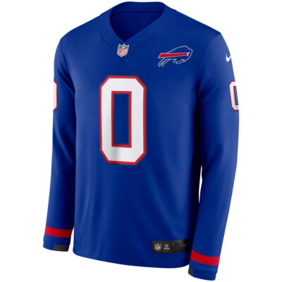 Alternative view of Keon Coleman Buffalo Bills Royal Therma Long Sleeve Jersey - All Stitched
