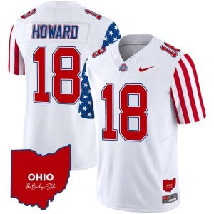 Julian Sayin Ohio State Buckeyes Football White American Style Limited Jersey - All Stitched
