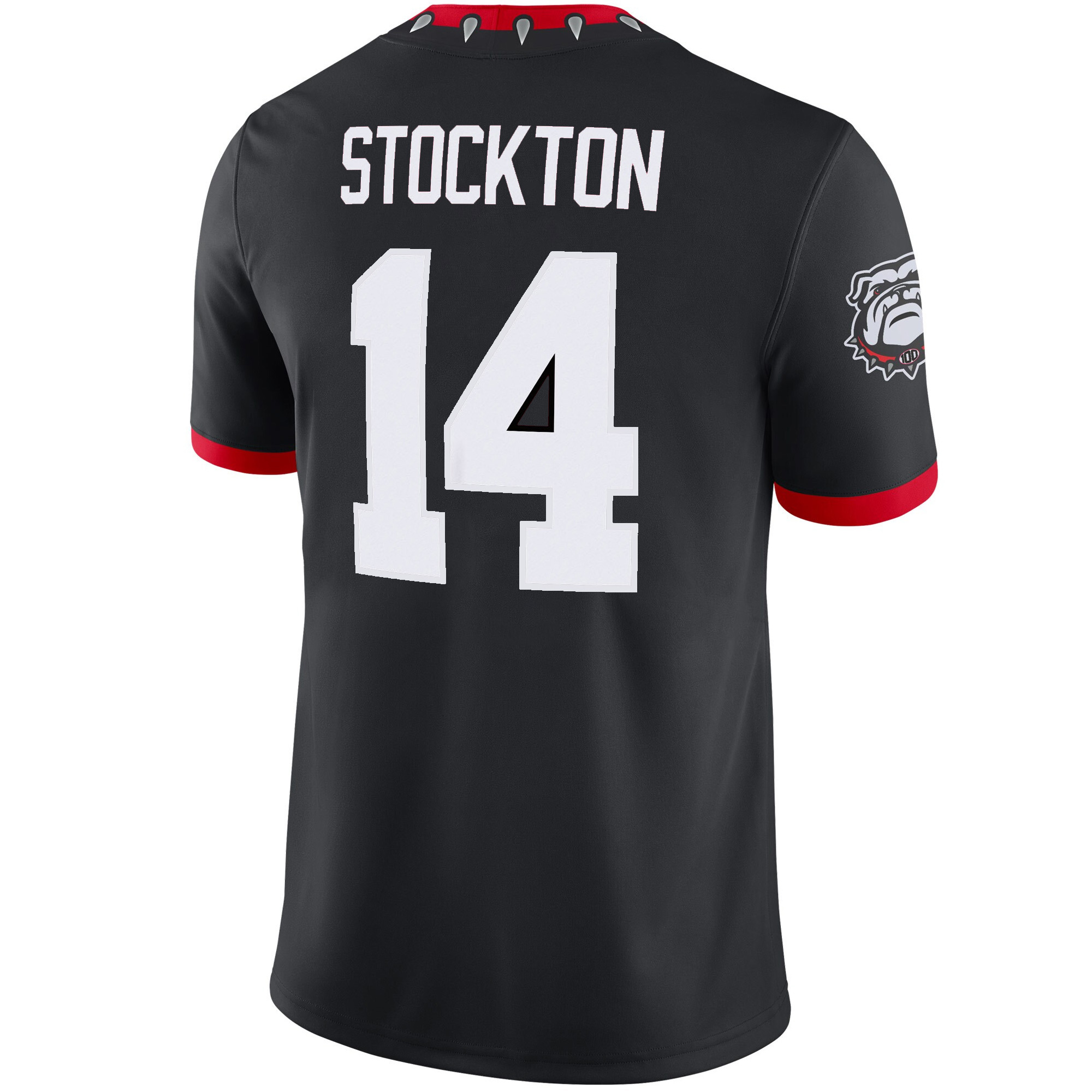 Gunner Stockton Georgia Bulldogs Football Black 1980 Throwback Jersey w/ SEC Patch - All Stitched - Image 3