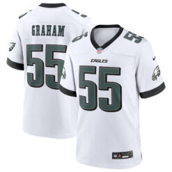Brandon Graham Philadelphia Eagles White Game Jersey - All Stitched