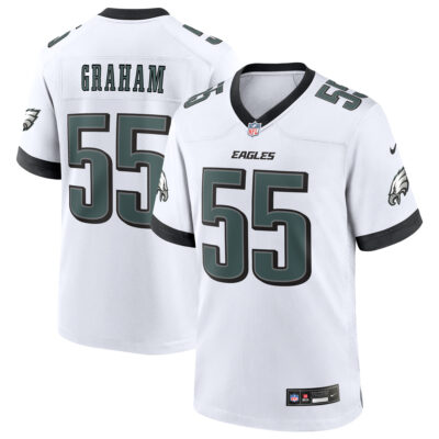 Brandon Graham Philadelphia Eagles White Game Jersey - All Stitched