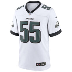 Alternative view of Brandon Graham Philadelphia Eagles White Game Jersey - All Stitched