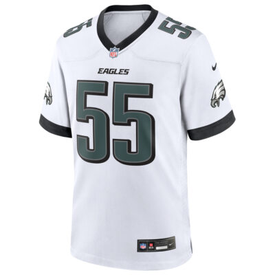 Alternative view of Brandon Graham Philadelphia Eagles White Game Jersey - All Stitched