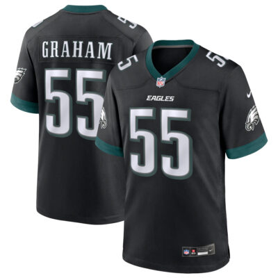 Brandon Graham Philadelphia Eagles Black Game Jersey - All Stitched