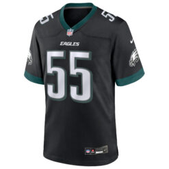 Alternative view of Brandon Graham Philadelphia Eagles Black Game Jersey - All Stitched